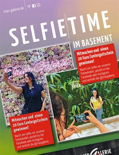 Selfie Time! Win a €20 center voucher
