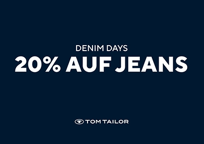 Tom Tailor DENIM DAYS: 20% Rabatt auf Jeans